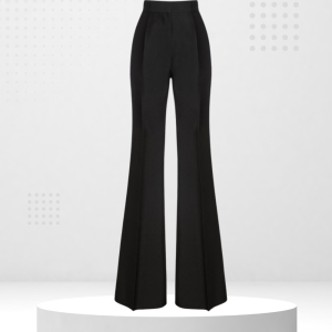 Quần Tây Ống Loe Đen Basic