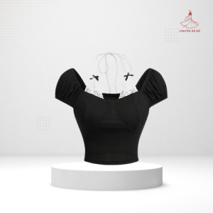 Áo Trễ Vai 2 Dây Phối Ren