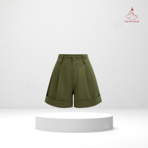 Quần Short Khaki Xanh Rêu